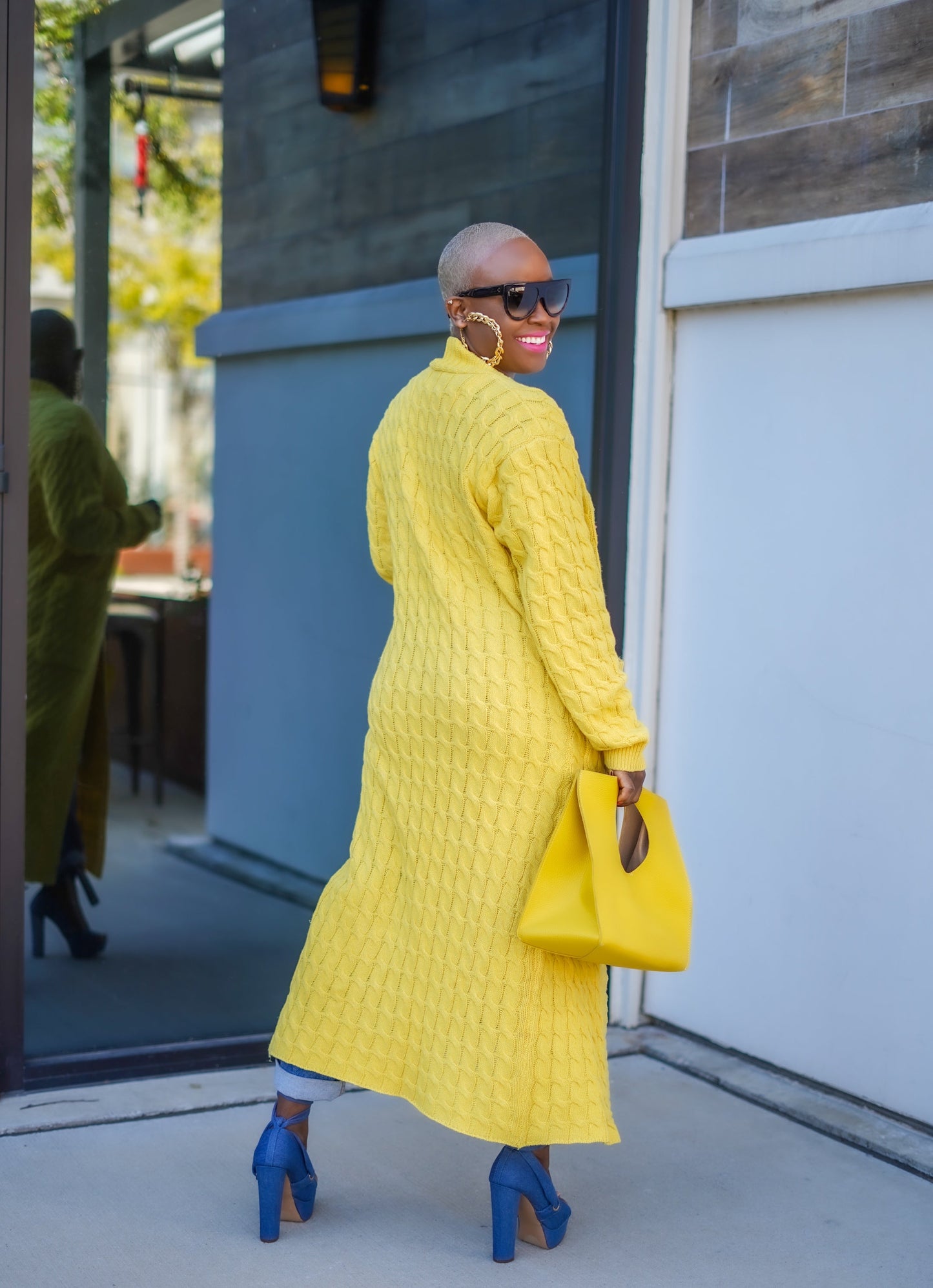 PLUS SIZE--Sunny Autumn Long Sleeve Cardigan--Will Ship The Week Of 11/10/25