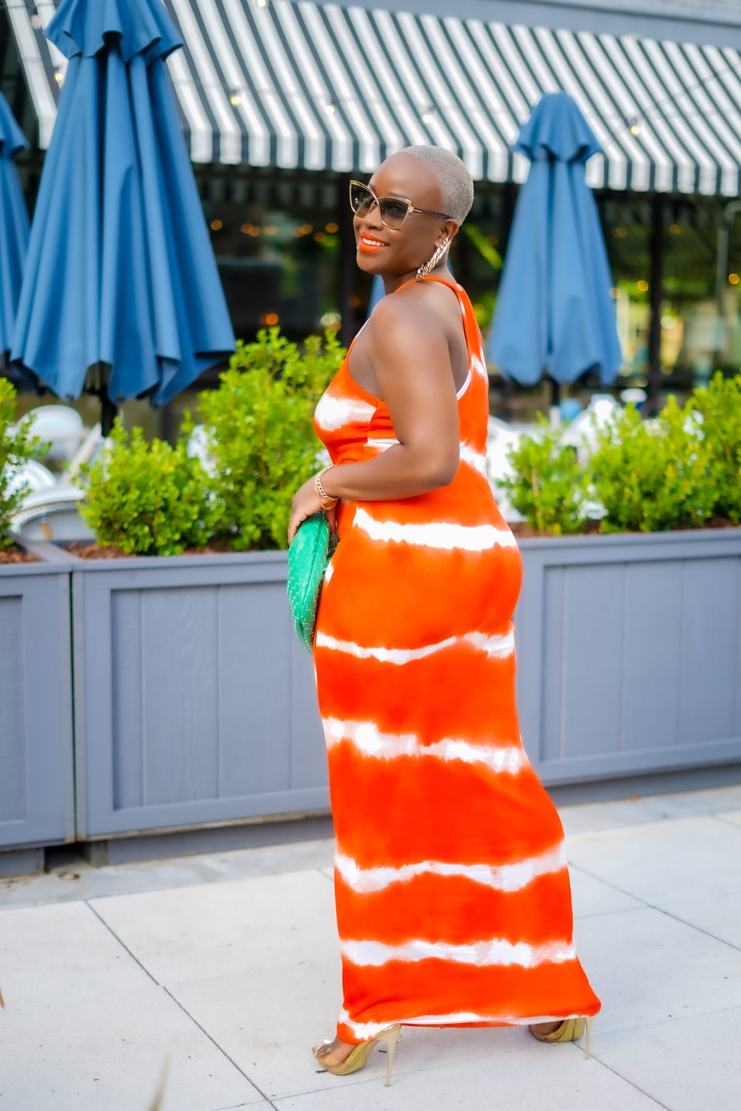 Glowing Beauty Tie Dye Maxi Dress