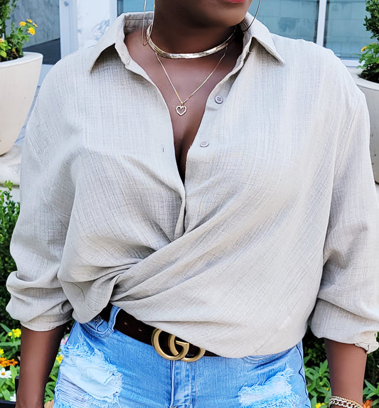 Catch My Eye See Through Blouse