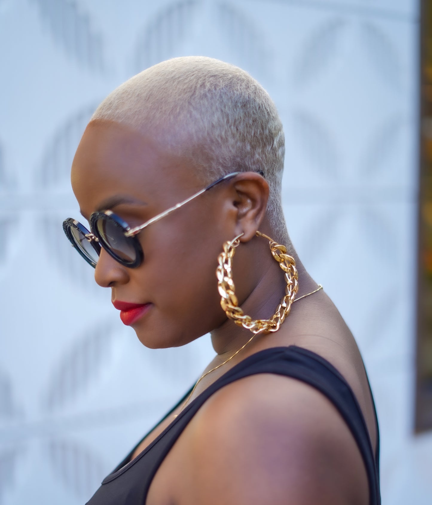 Large Chain Link Hoop Earrings (Gold)--Will Ship The Week Of 11/10/25