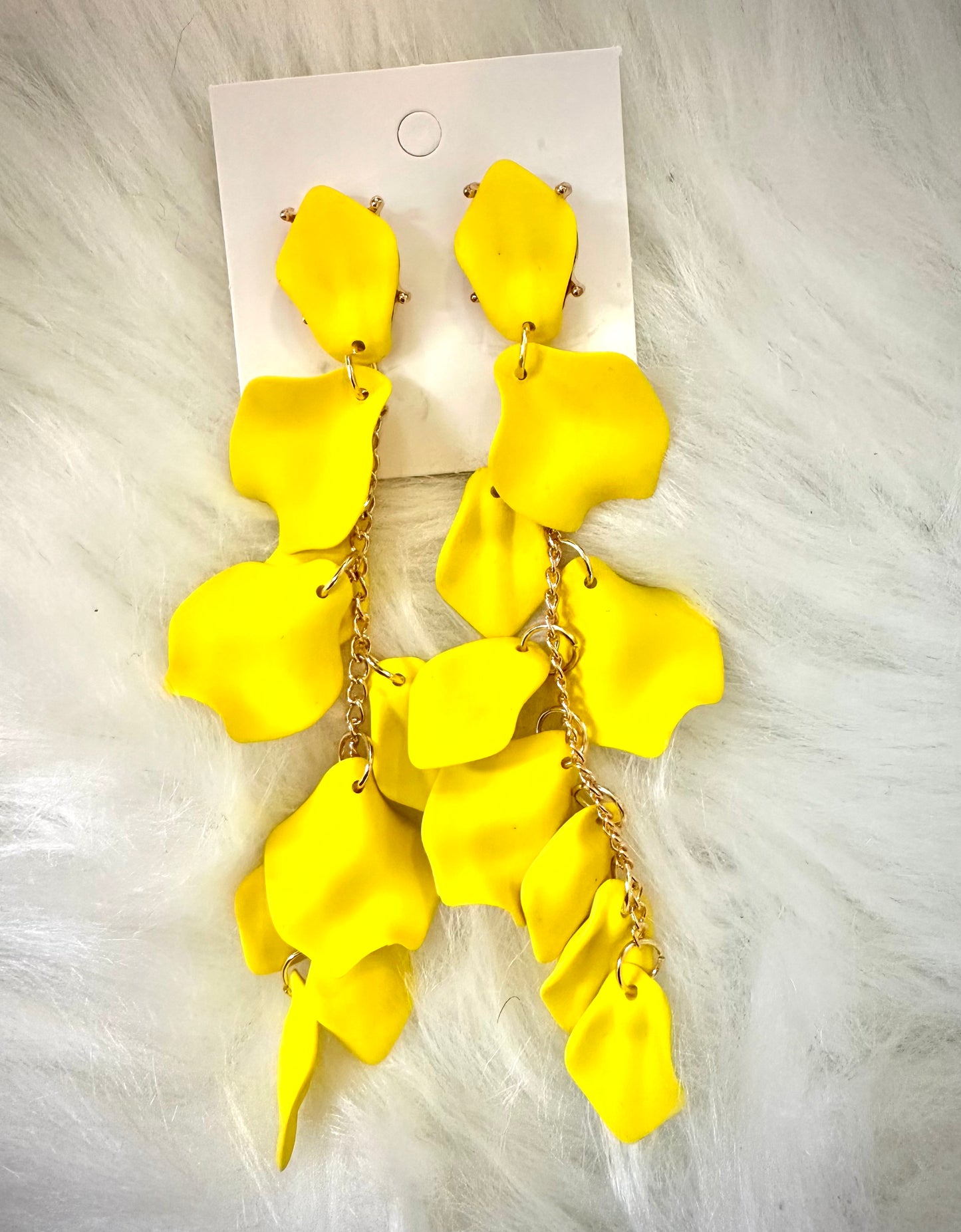 Canary Yellow Drop Earrings—Will Ship The Week Of 6/22/26