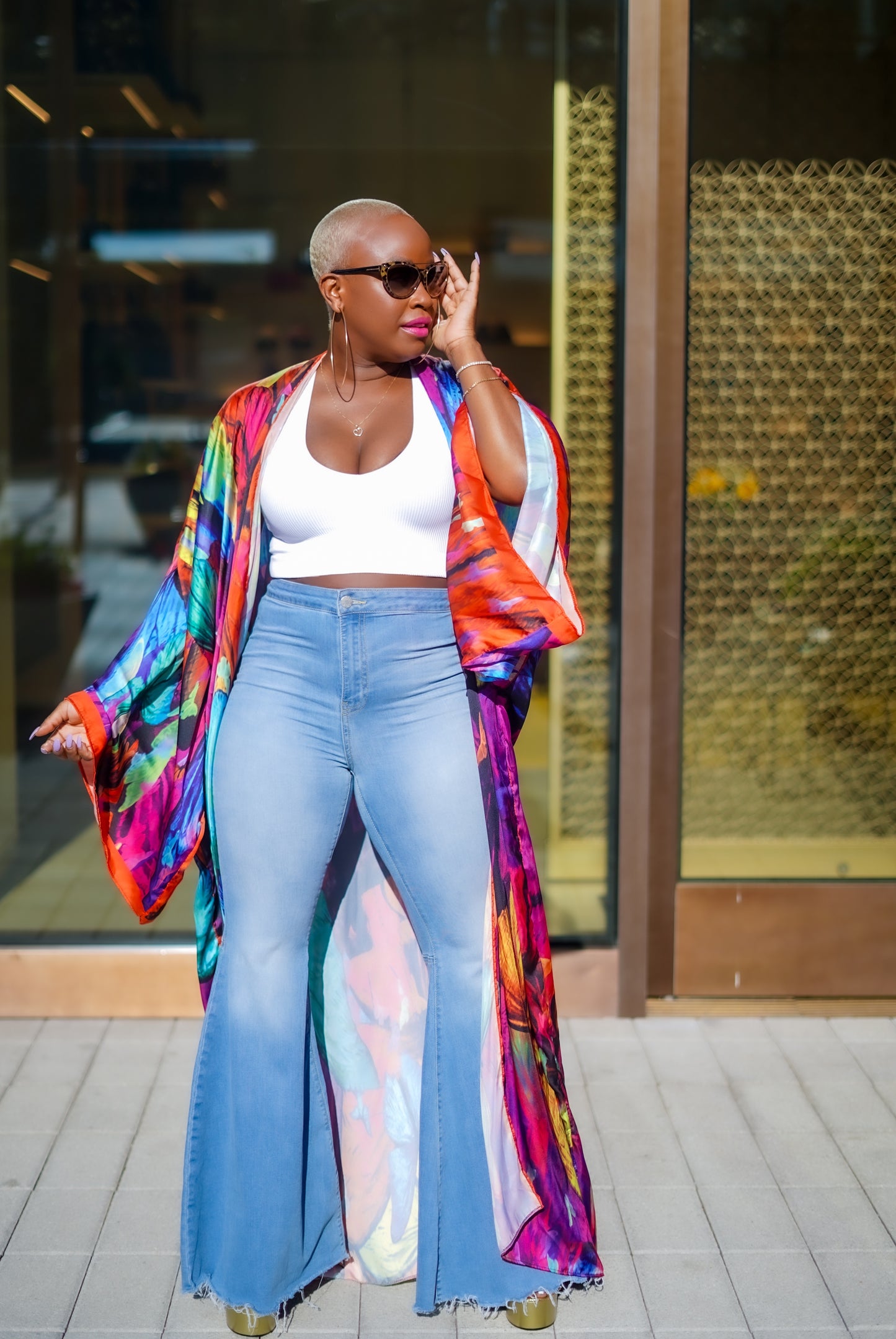 Cheerfully Bright Kimono--Will Ship The Week Of 11/10/25