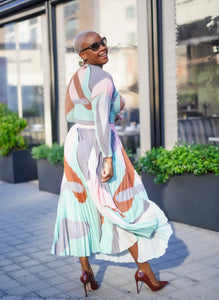 Marissa Pleated Skirt Set—Will Ship The Week Of 12/11/23
