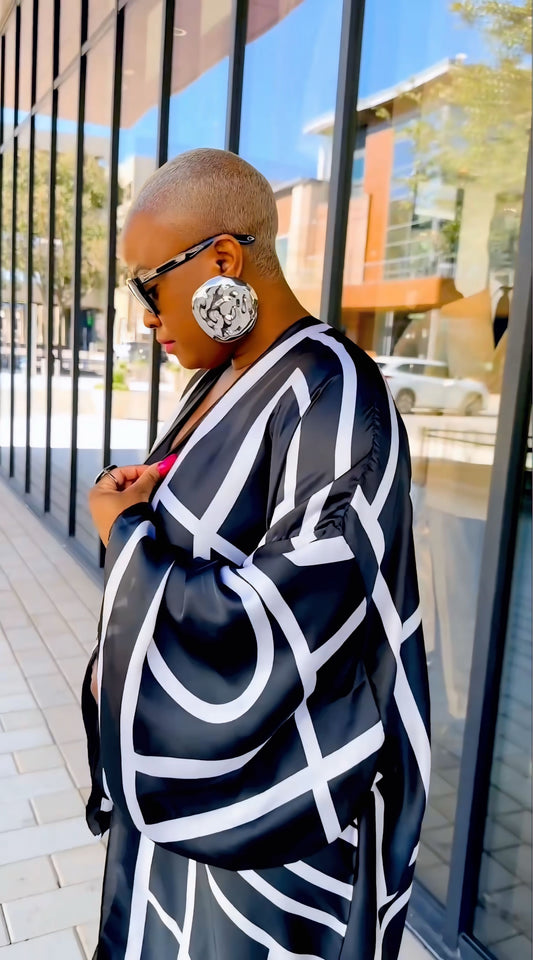 Liquid Silver Statement Earrings—Will Ship The Week Of 3/2/26