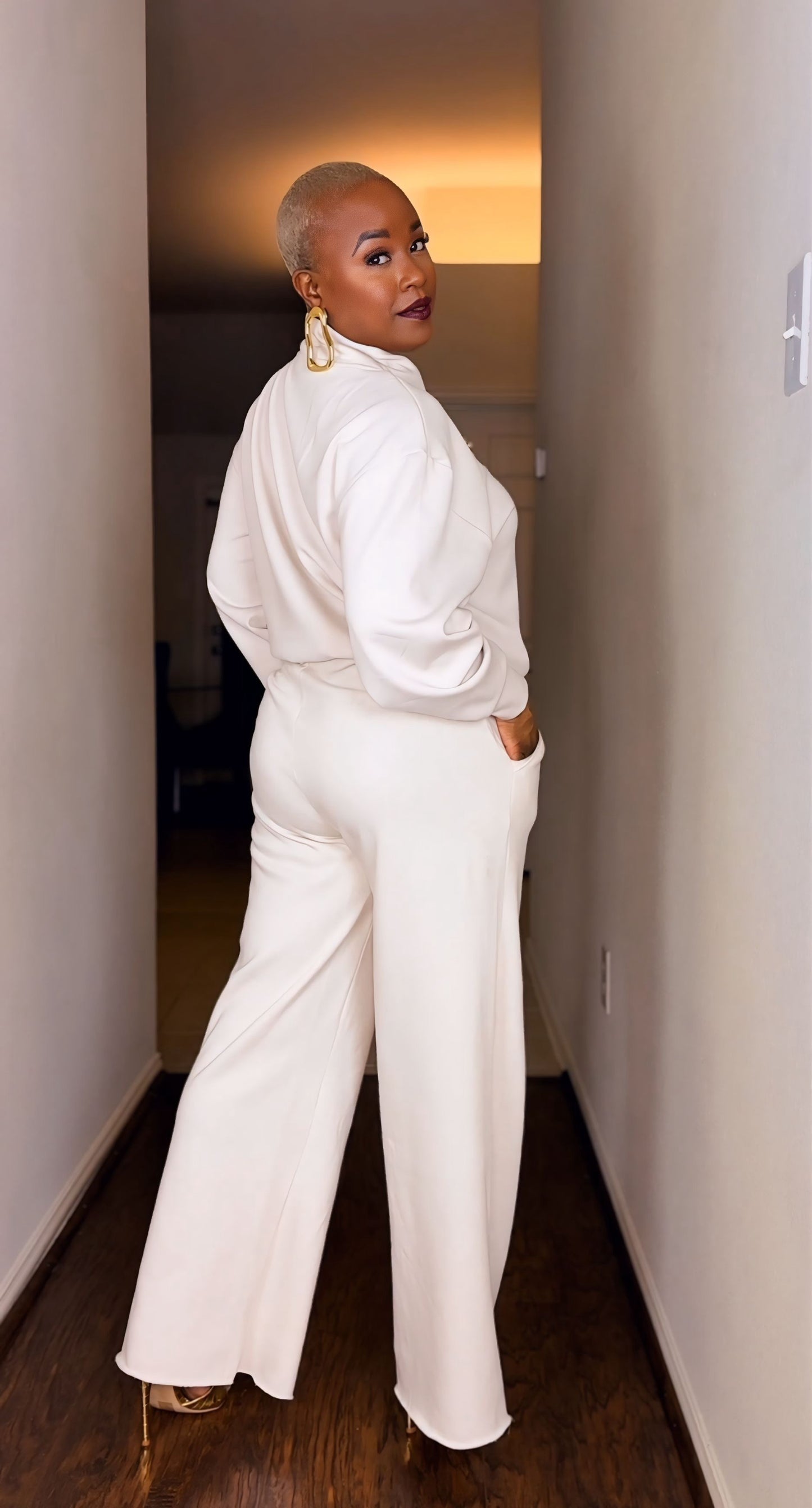 The Cream Luxe Lounge Set