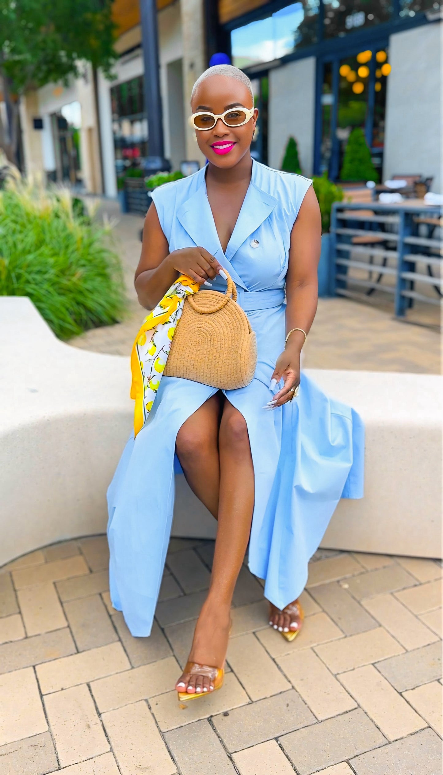 Periwinkle Poise Maxi Dress—Will Ship The Week Of 7/27/26