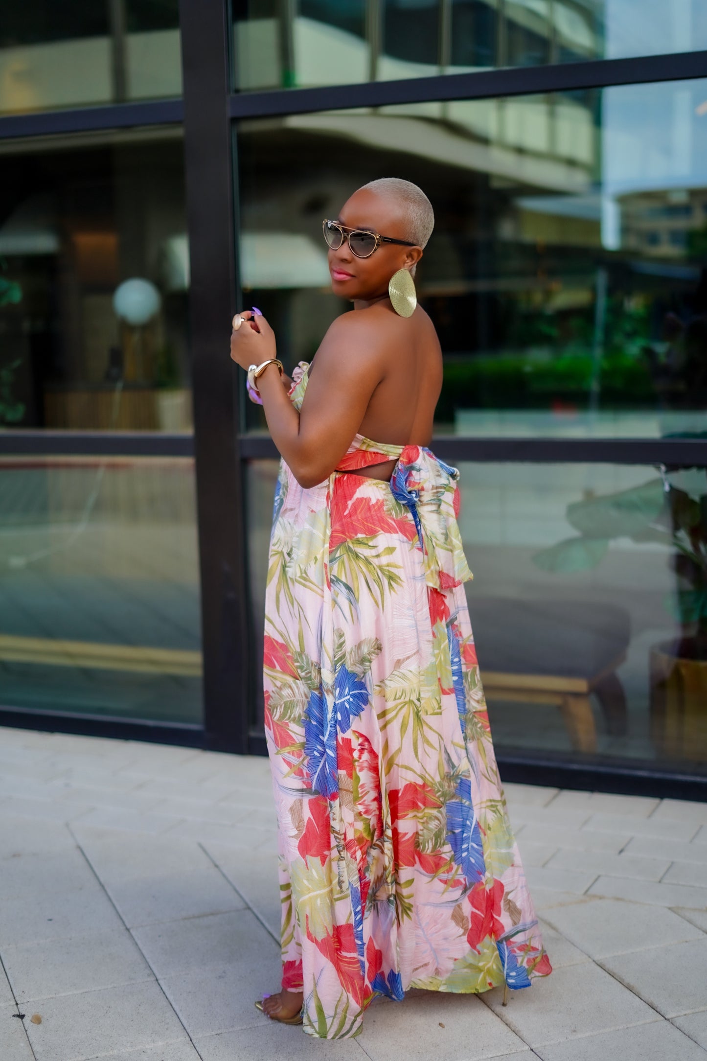 The Perfect Vacay Dress (Tropical Print)