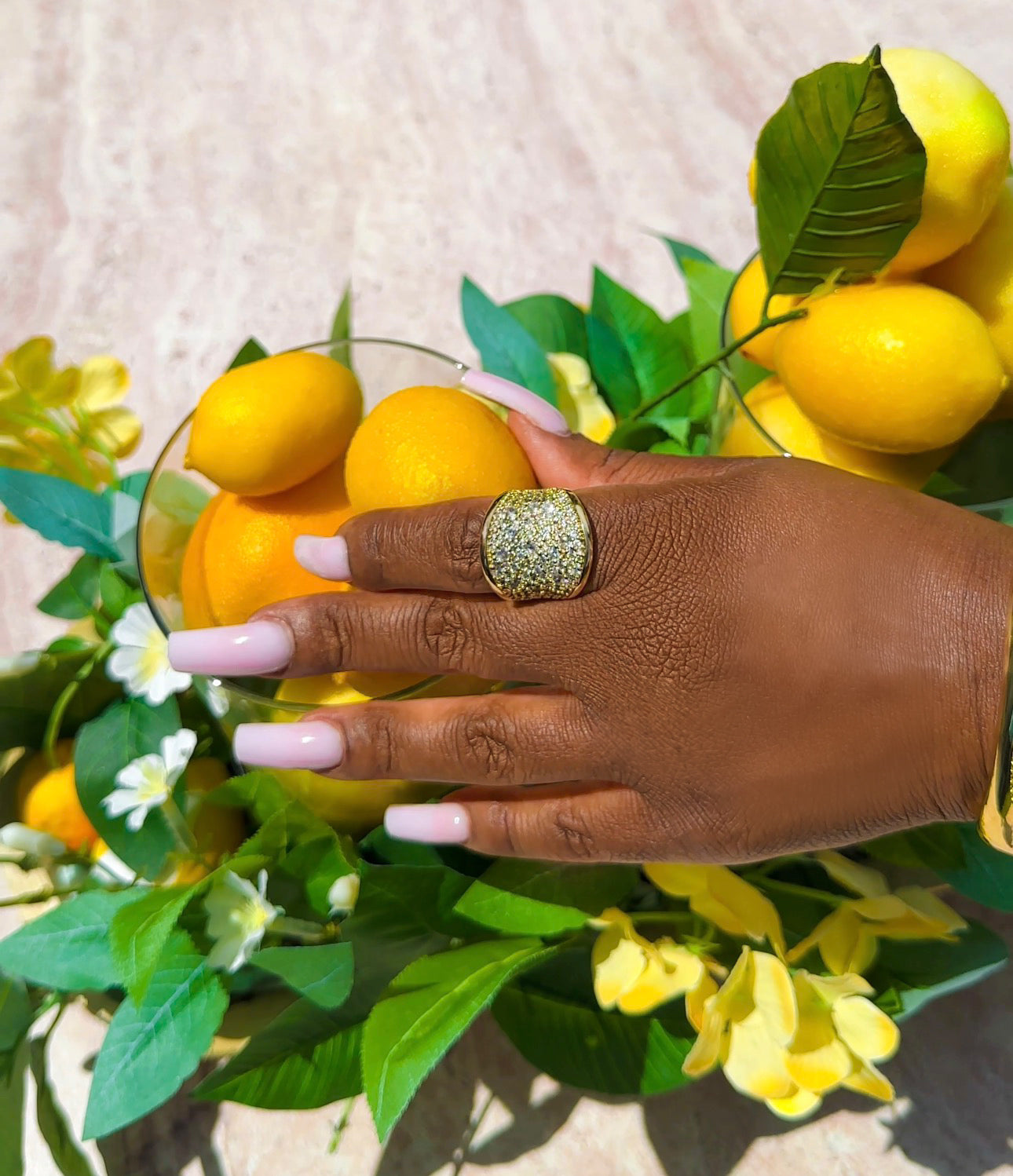 Champagne Drip Statement Ring—Will Ship The Week Of 6/15/26