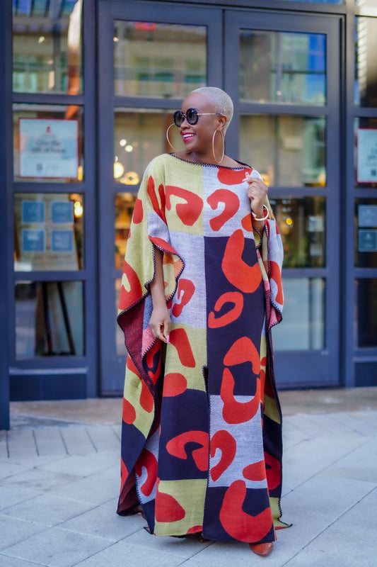 Cute & Cozy Winter Warm Poncho (Animal Print)—Will Ship The Week Of 8/25/25