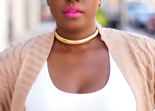 Stretchable Choker (Gold)—Will Ship The Week Of 8/25/25