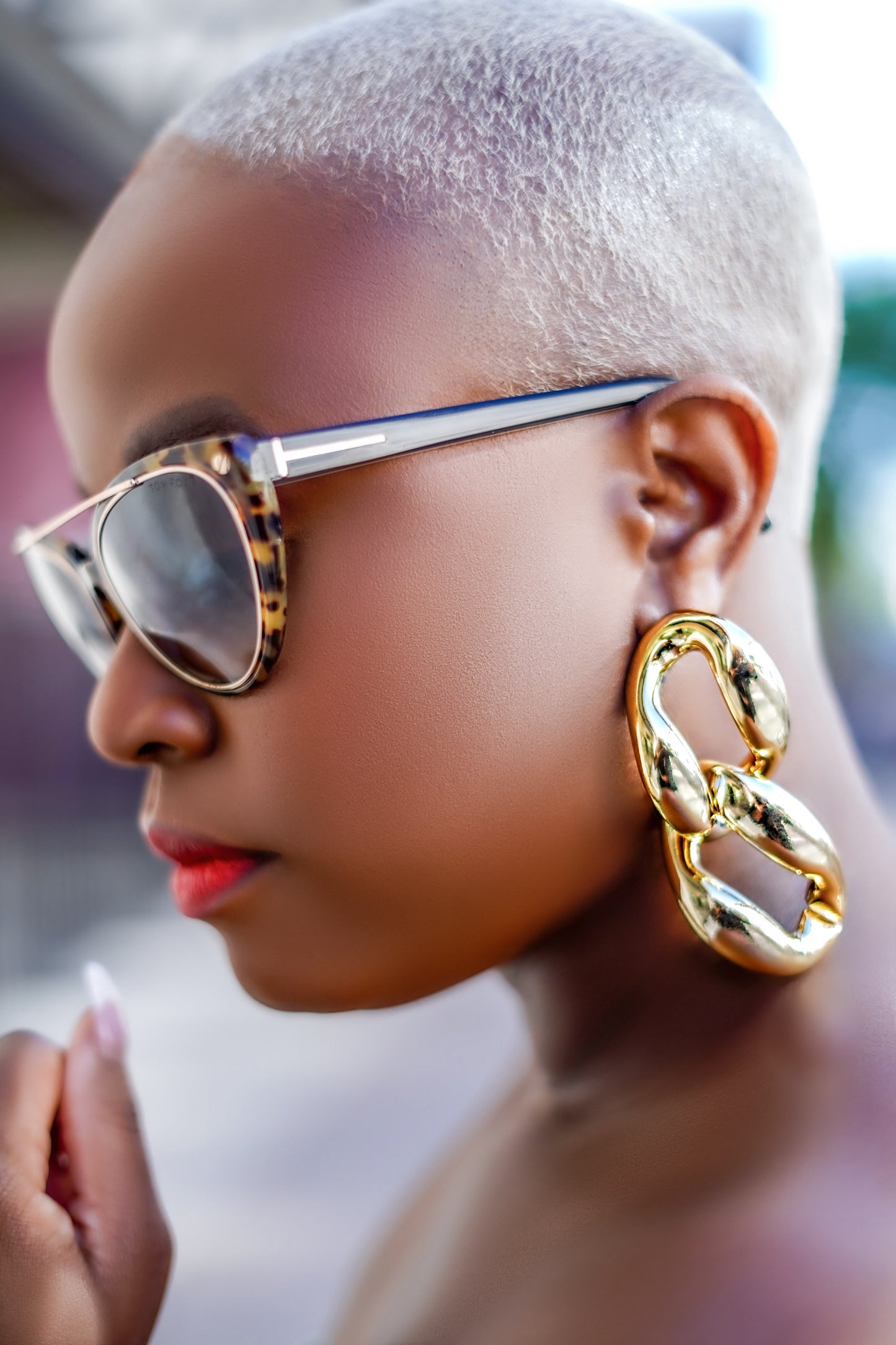 Gold Chain Link Earrings—Will Ship The Week Of 9/2/25