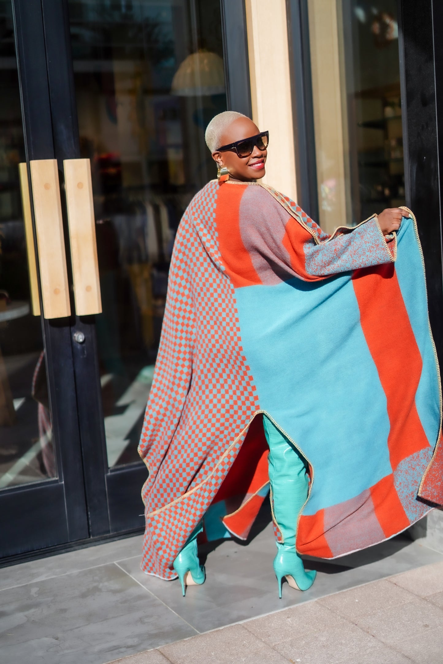 Cute & Cozy Winter Warm Poncho—Will Ship The Week Of 9/2/25