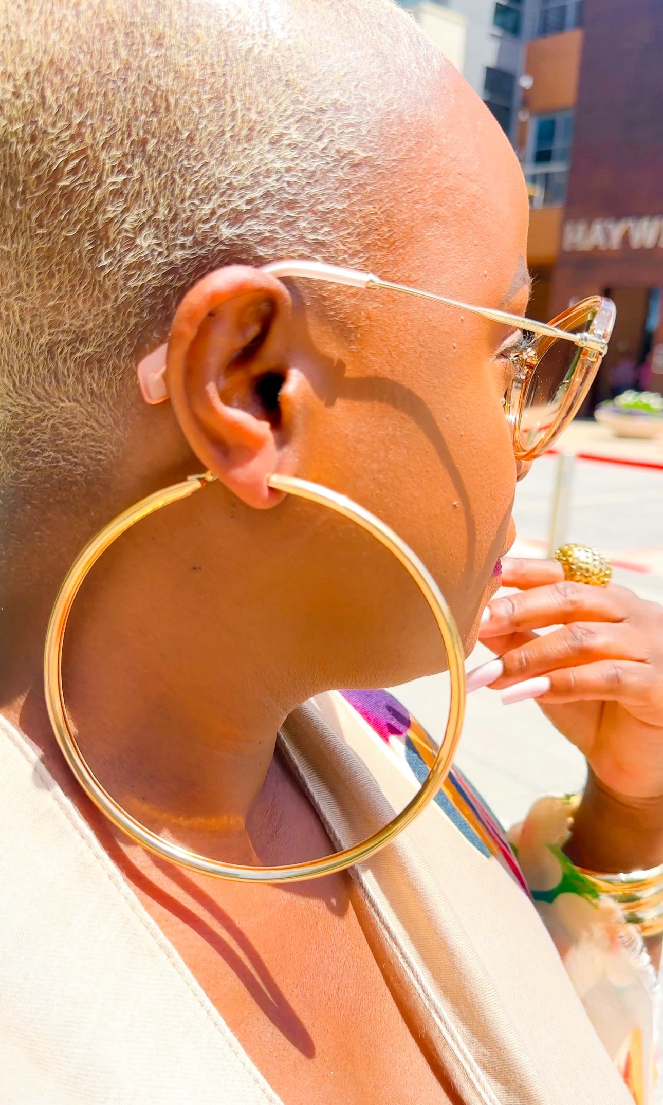 Gold Resort Glam Hoops—Will Ship The Week Of 6/15/26