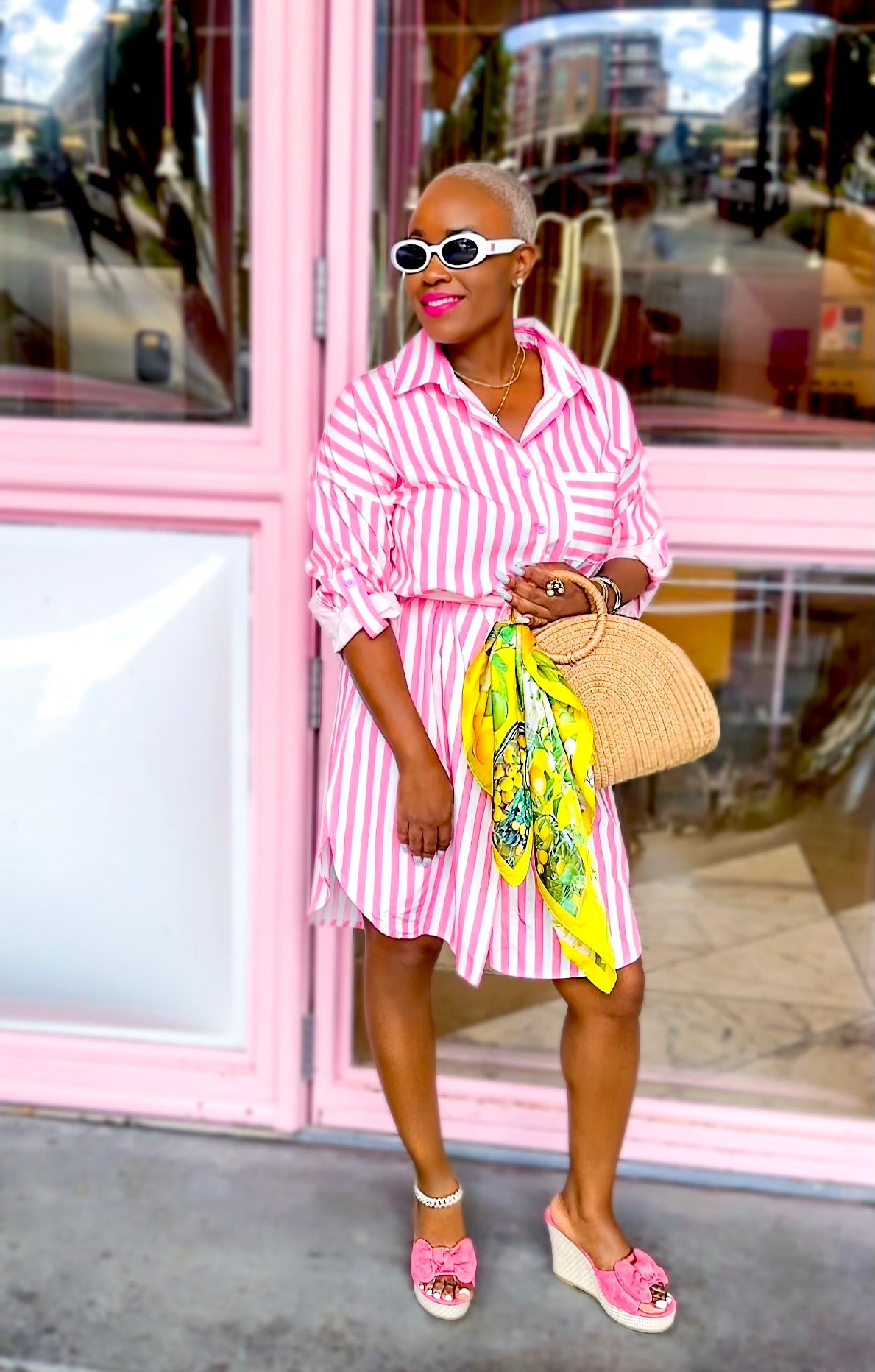 The Socialite Stripe Dress—Will Ship The Week Of 8/10/26