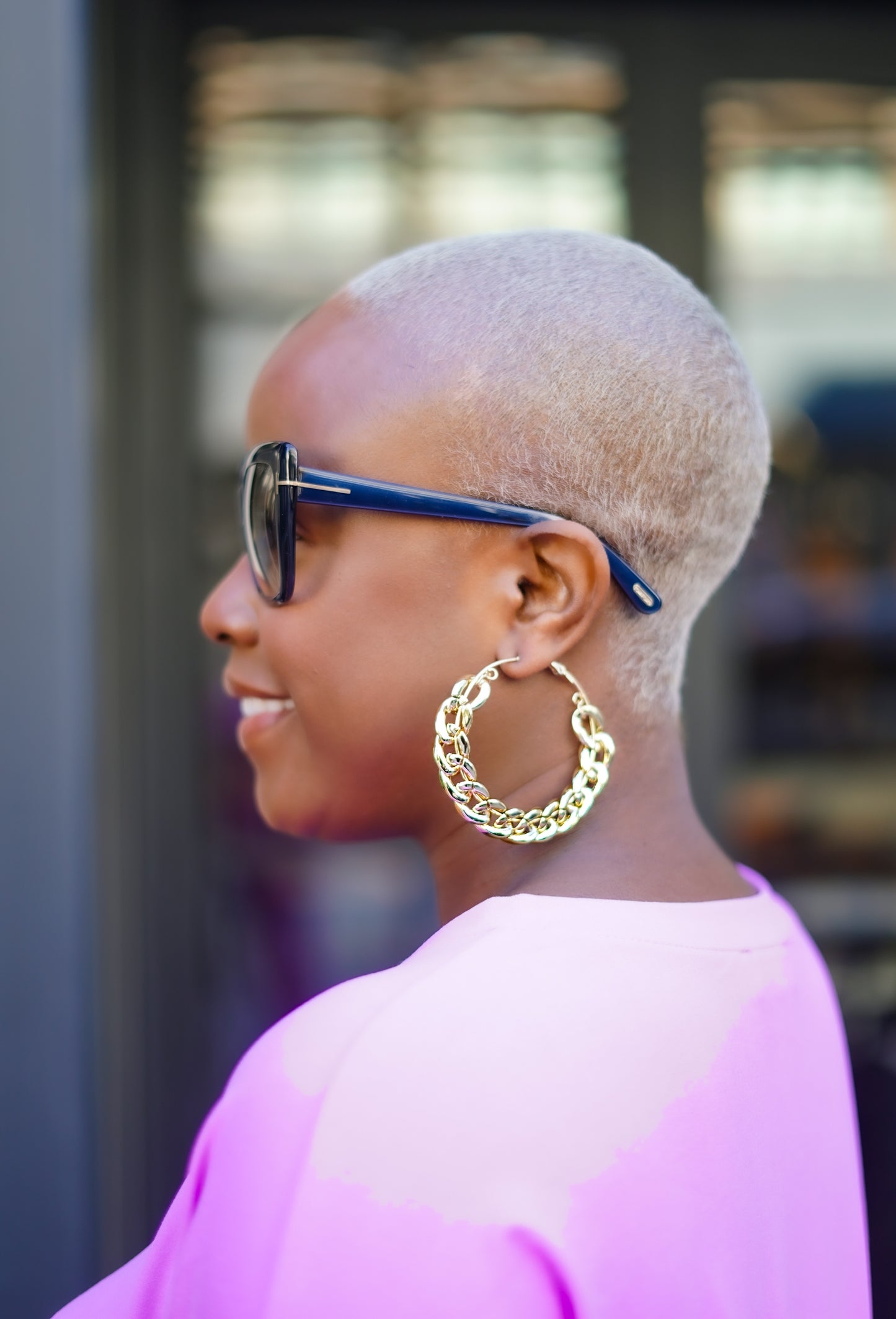 Small Chain Link Hoop Earrings (Gold)—Will Ship The Week Of 5/19/25