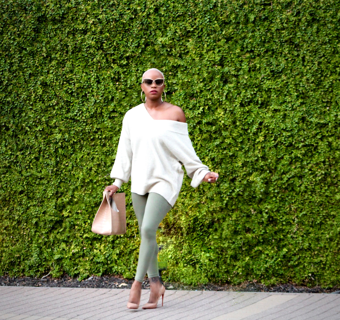 Stylish Sage Sweater Set