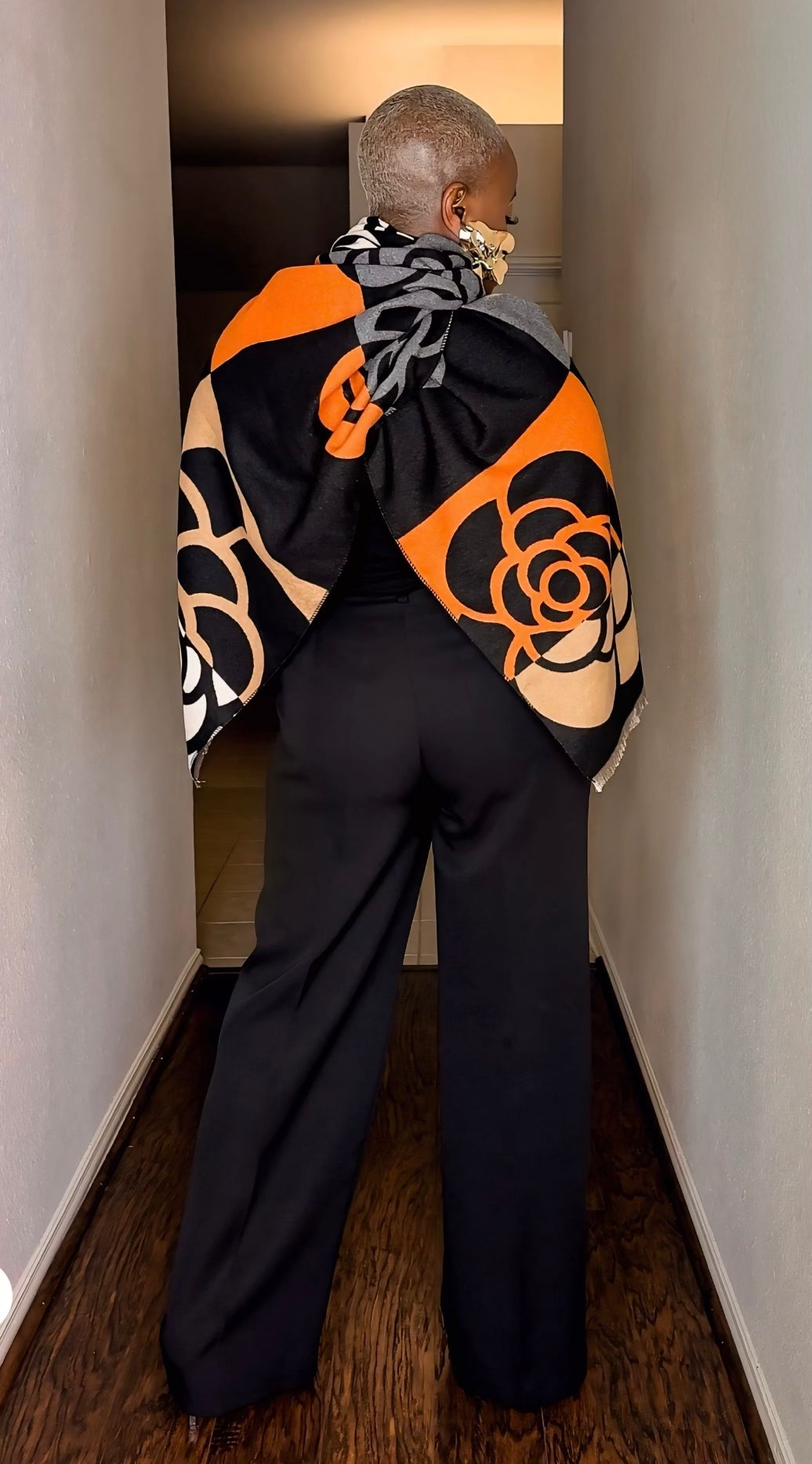 The Noir & Amber Statement Scarf—Will Ship The Week Of 11/24/25