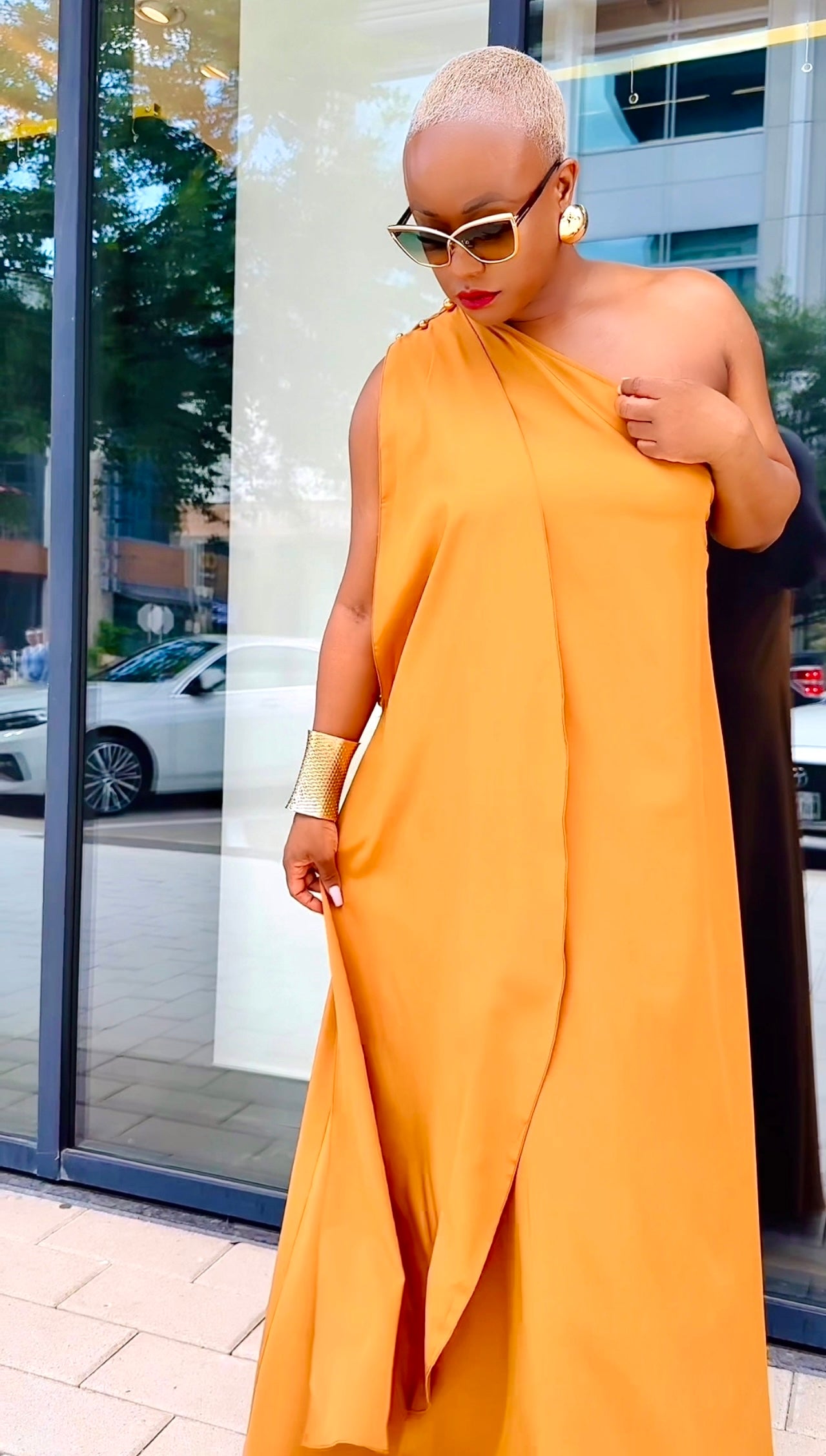 Drift Away Drape Dress—Will Ship The Week Of 9/22/25