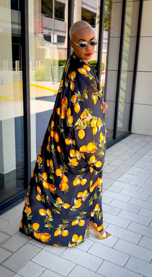 Limoncello Nights Kimono—Will Ship The Week Of 8/24/26