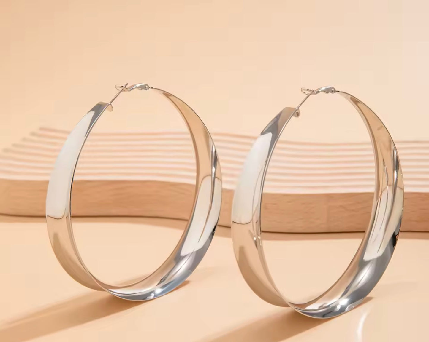 Rich Auntie Hoop Earrings—Will Ship The Week Of 6/15/26