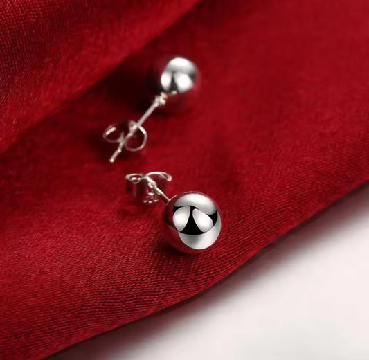 Luxe Sphere Studs—Will Ship The Week Of 11/24/25