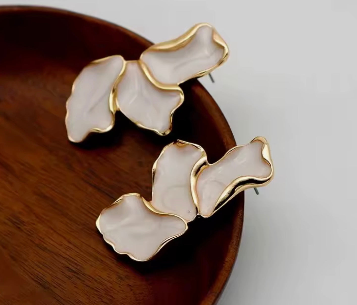 Ivory Bloom Earrings —Will Ship The Week Of 6/29/26)