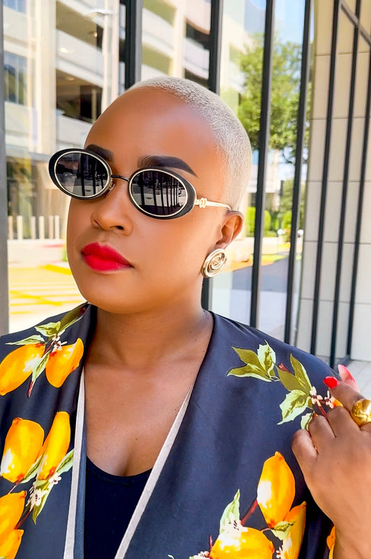 Portofino Noir Sunglasses—Will Ship The Week Of 8/24/26