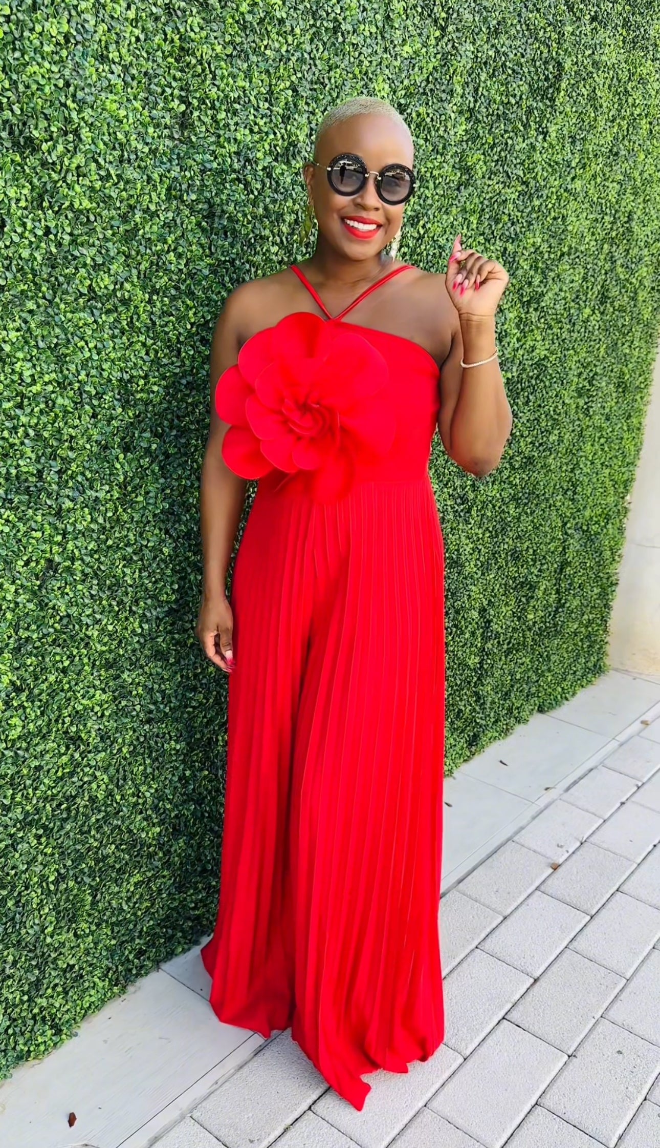 Bold Blossom Jumpsuit-- Will Ship The Week Of 5/19/25