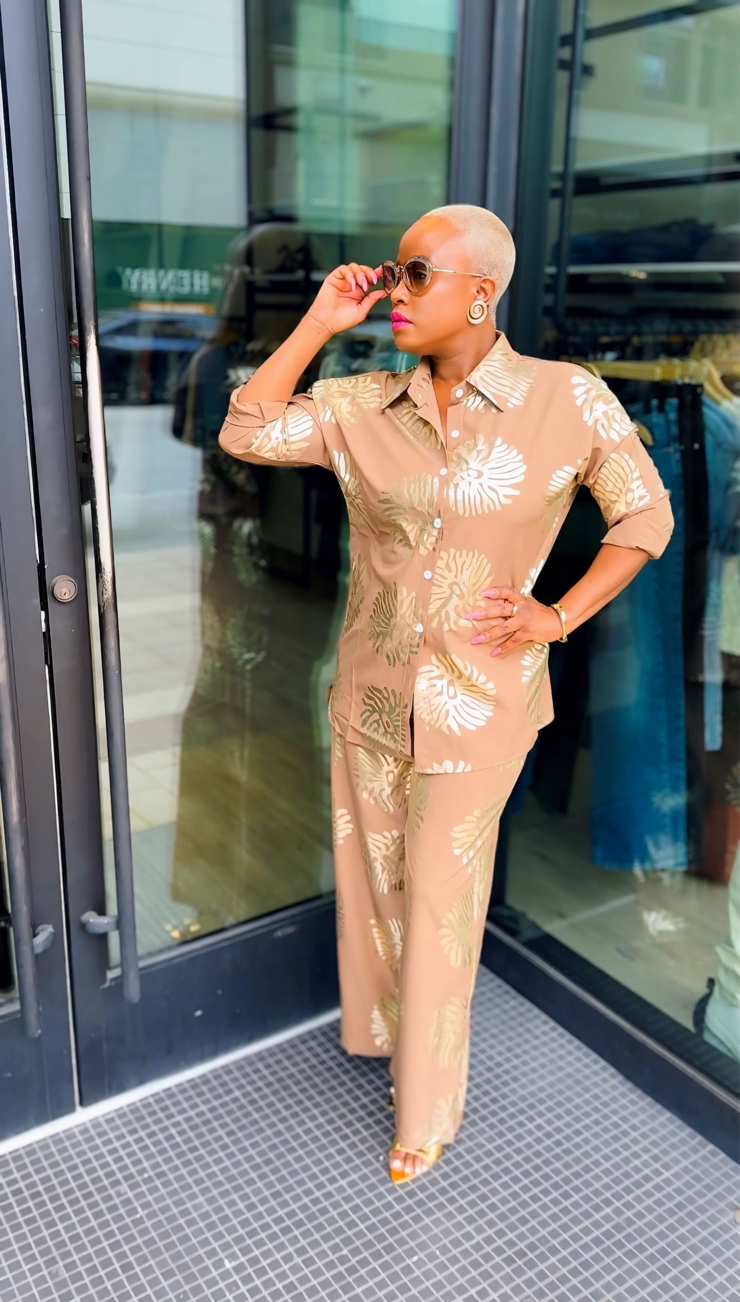 Golden Escape Pant Set—Will Ship The Week Of 6/22/26