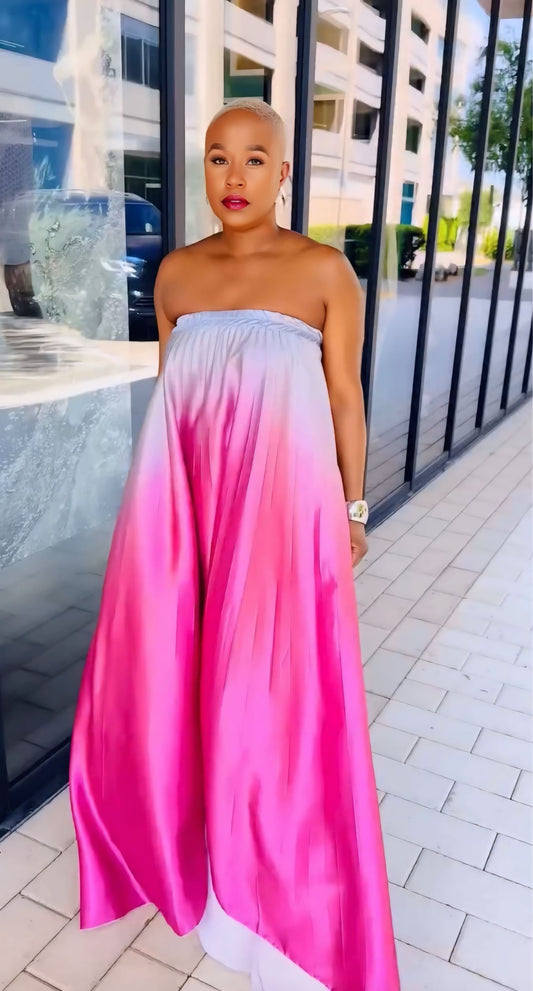 Velvet Dusk Pleated Dress—Will Ship The Week Of 6/22/26
