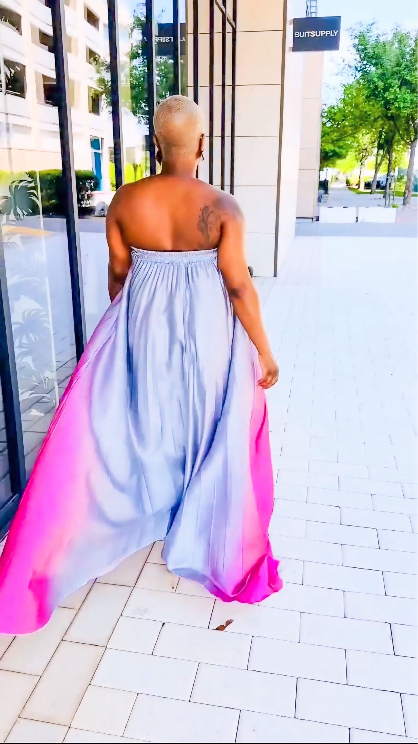 Velvet Dusk Pleated Dress—Will Ship The Week Of 6/22/26