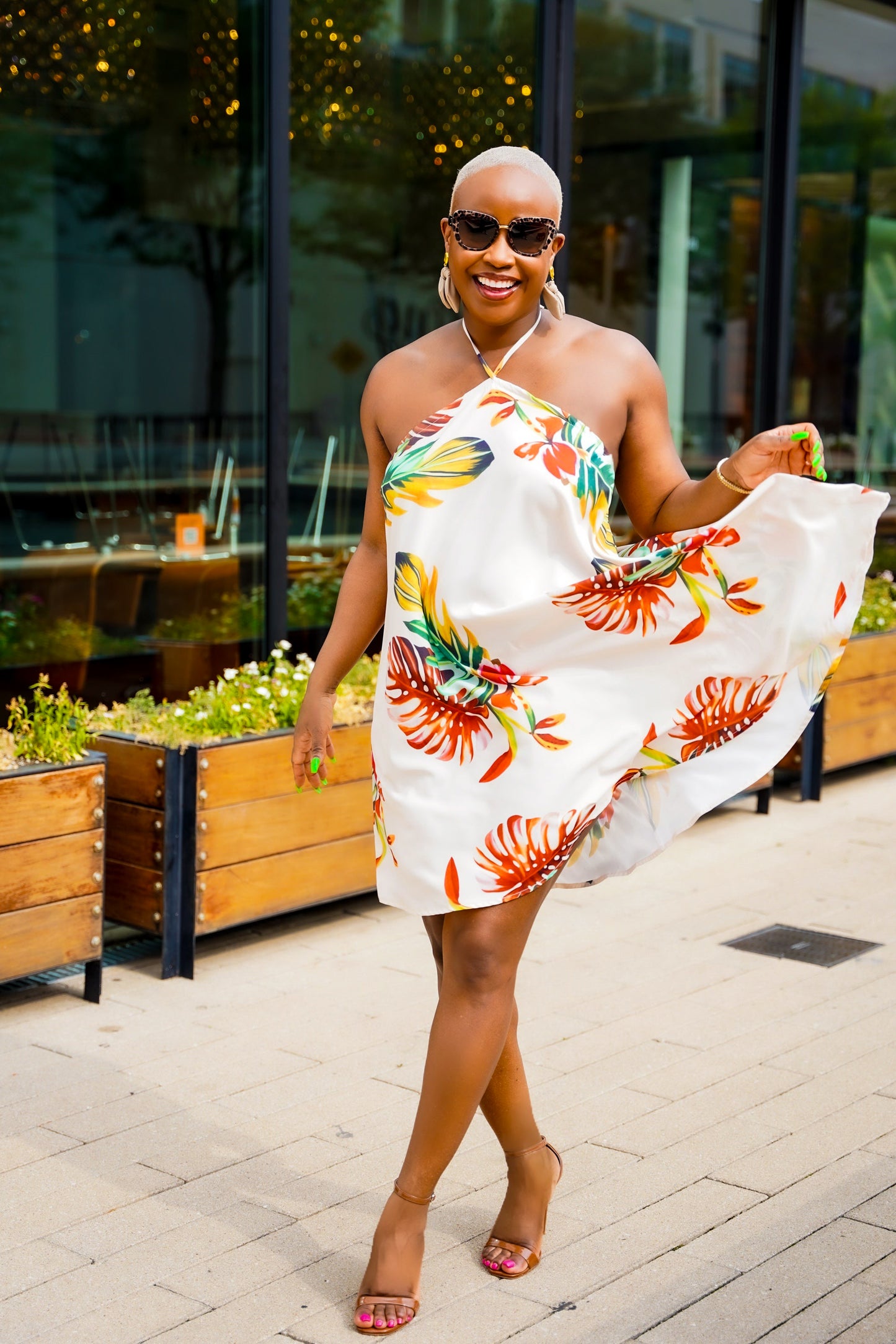 Island Breeze Backless Halter Dress--Will Ship The Week Of 6/22/26