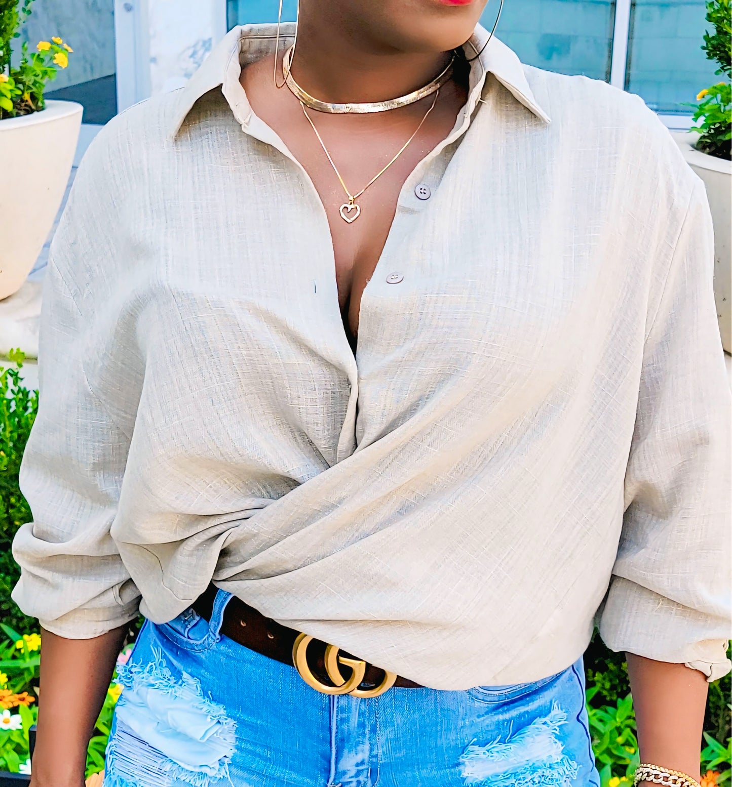 Catch My Eye See Through Blouse