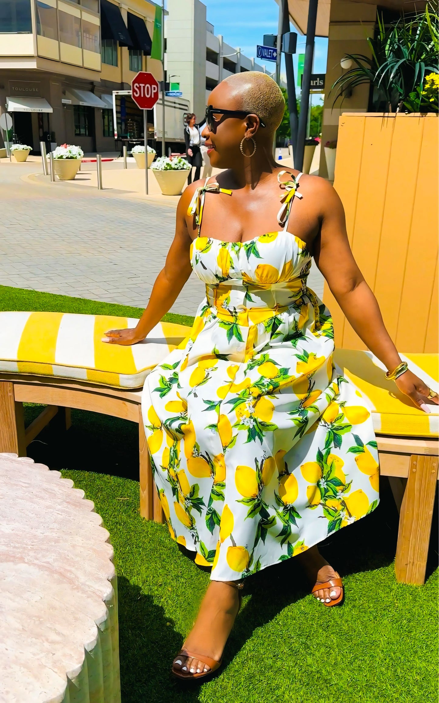 Limoncello Luxe Midi Dress—Will Ship The Week Of 6/22/26