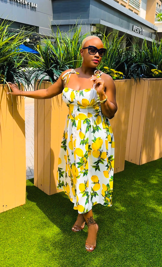 Limoncello Luxe Midi Dress—Will Ship The Week Of 6/22/26