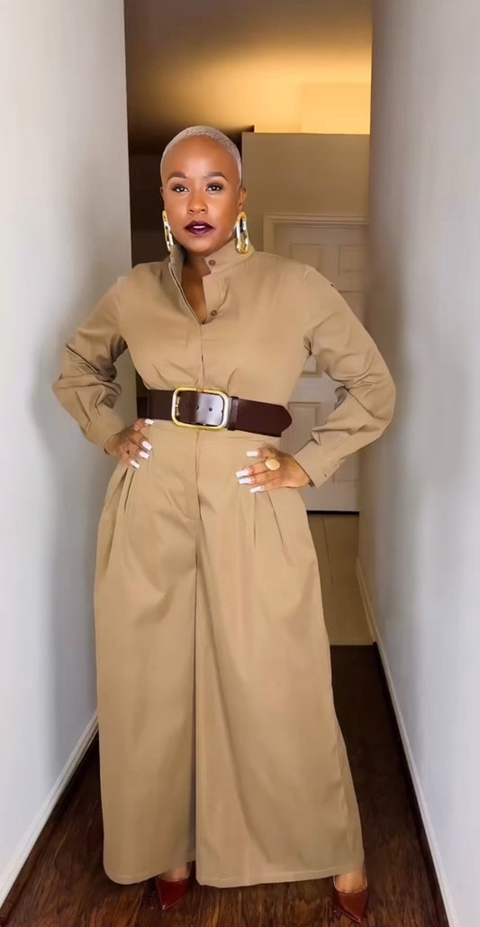 PLUS SIZE—The Sahara Maxi Jumpsuit—Will Ship The Week Of 10/13/25