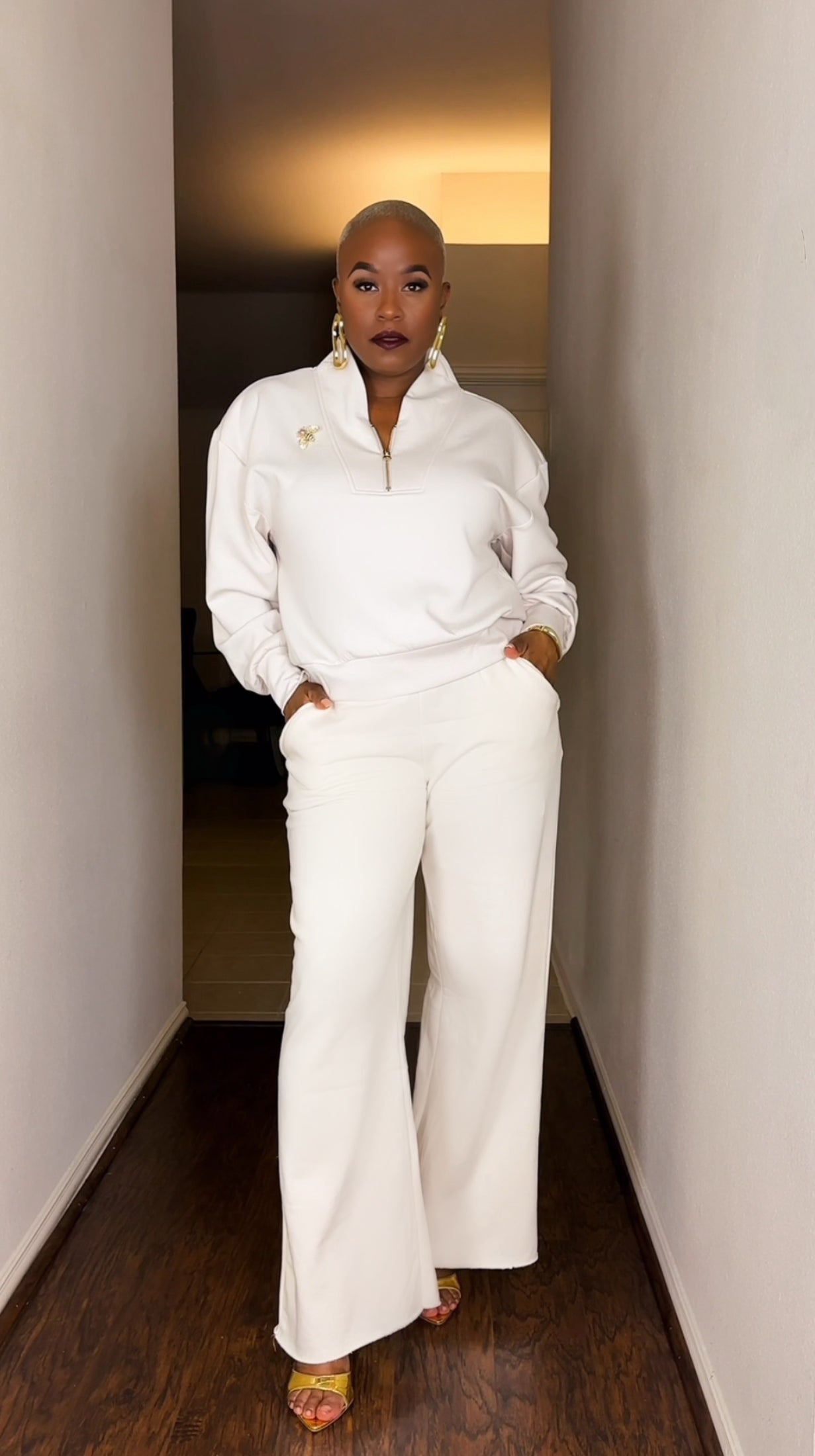 The Cream Luxe Lounge Set