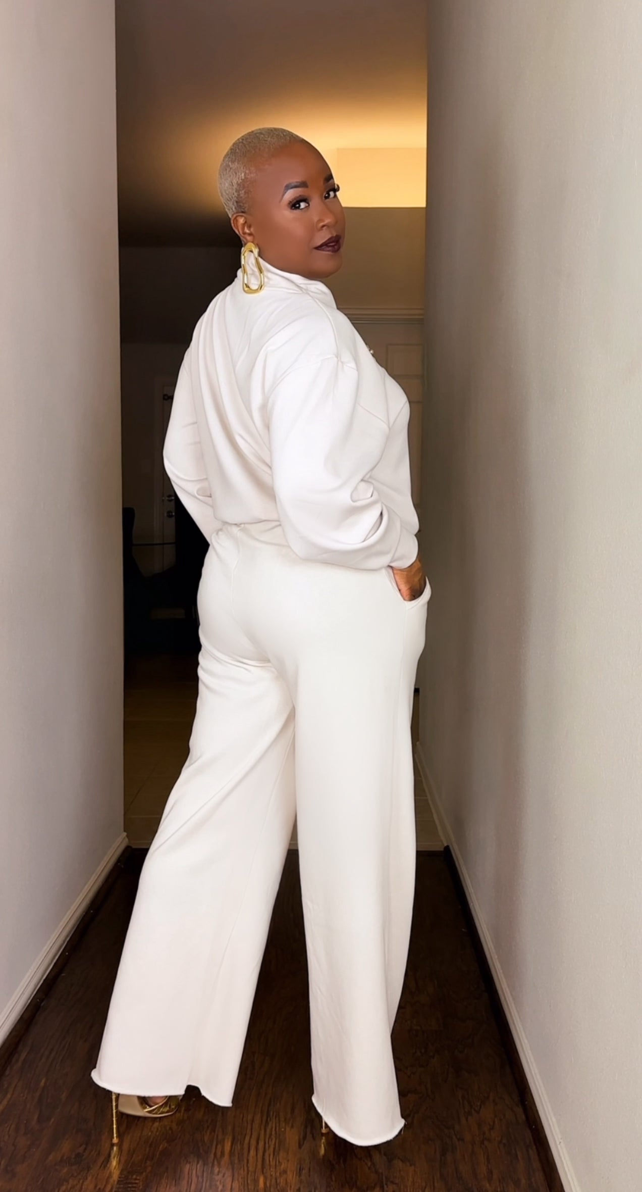 The Cream Luxe Lounge Set