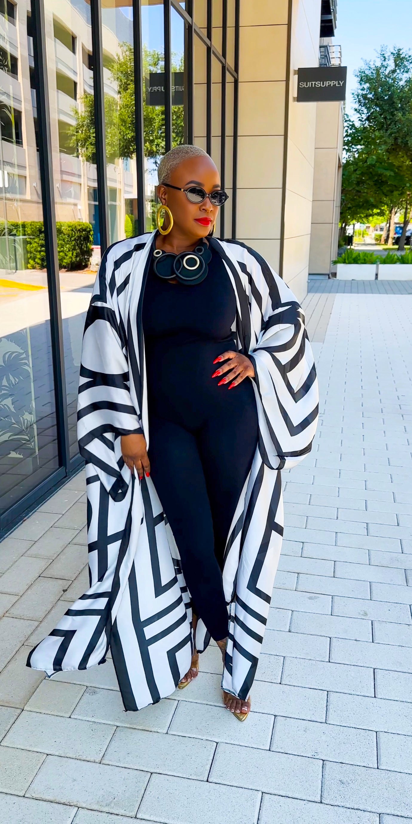 The Modern Luxe Kimono (White)—Will Ship The Week Of  8/17/26