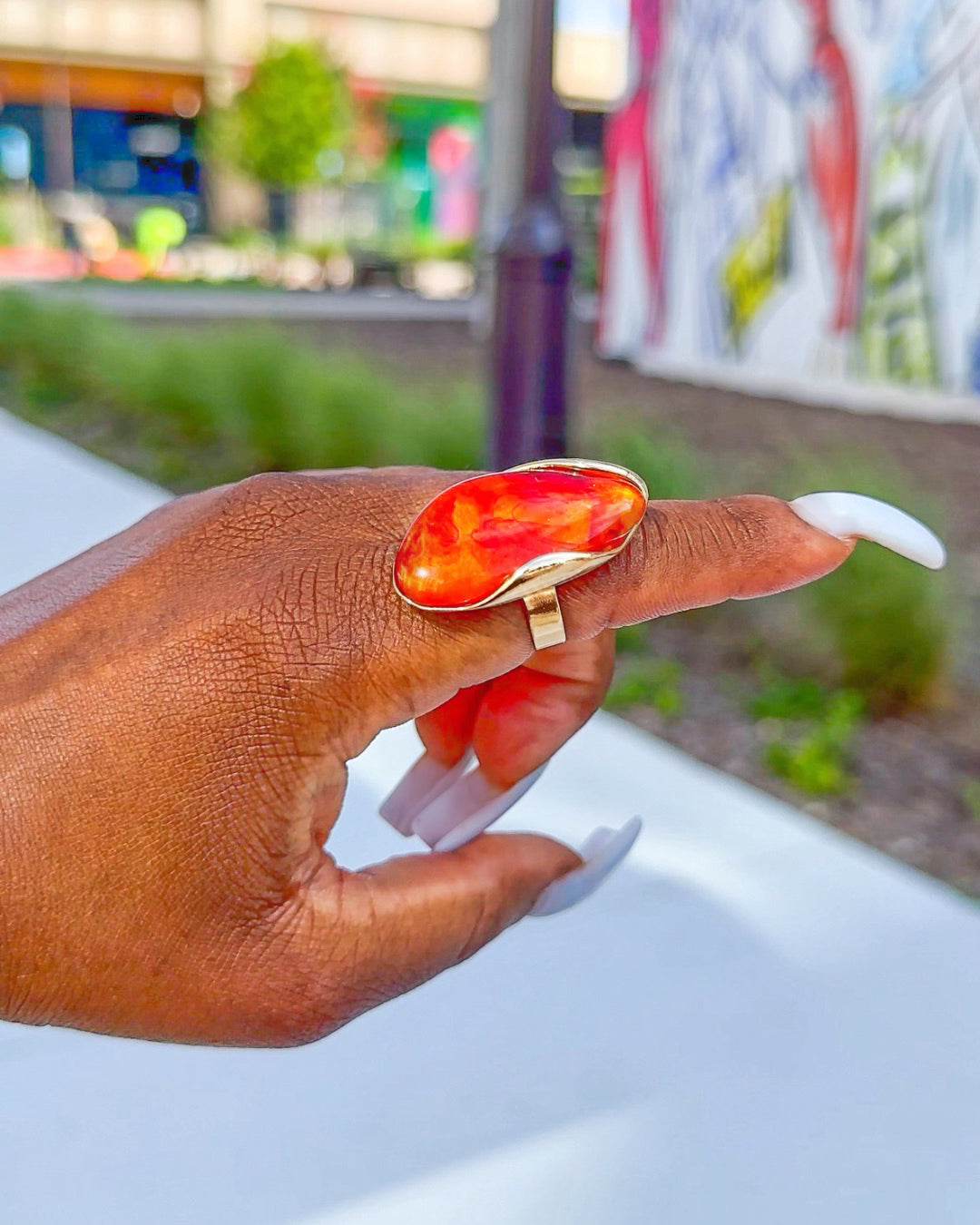 Amber Luxe Ring—Will Ship The Week Of 6/22/26