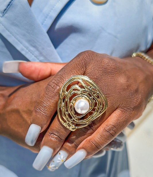 Pearl Oasis Ring—Will Ship The Week Of 7/27/26