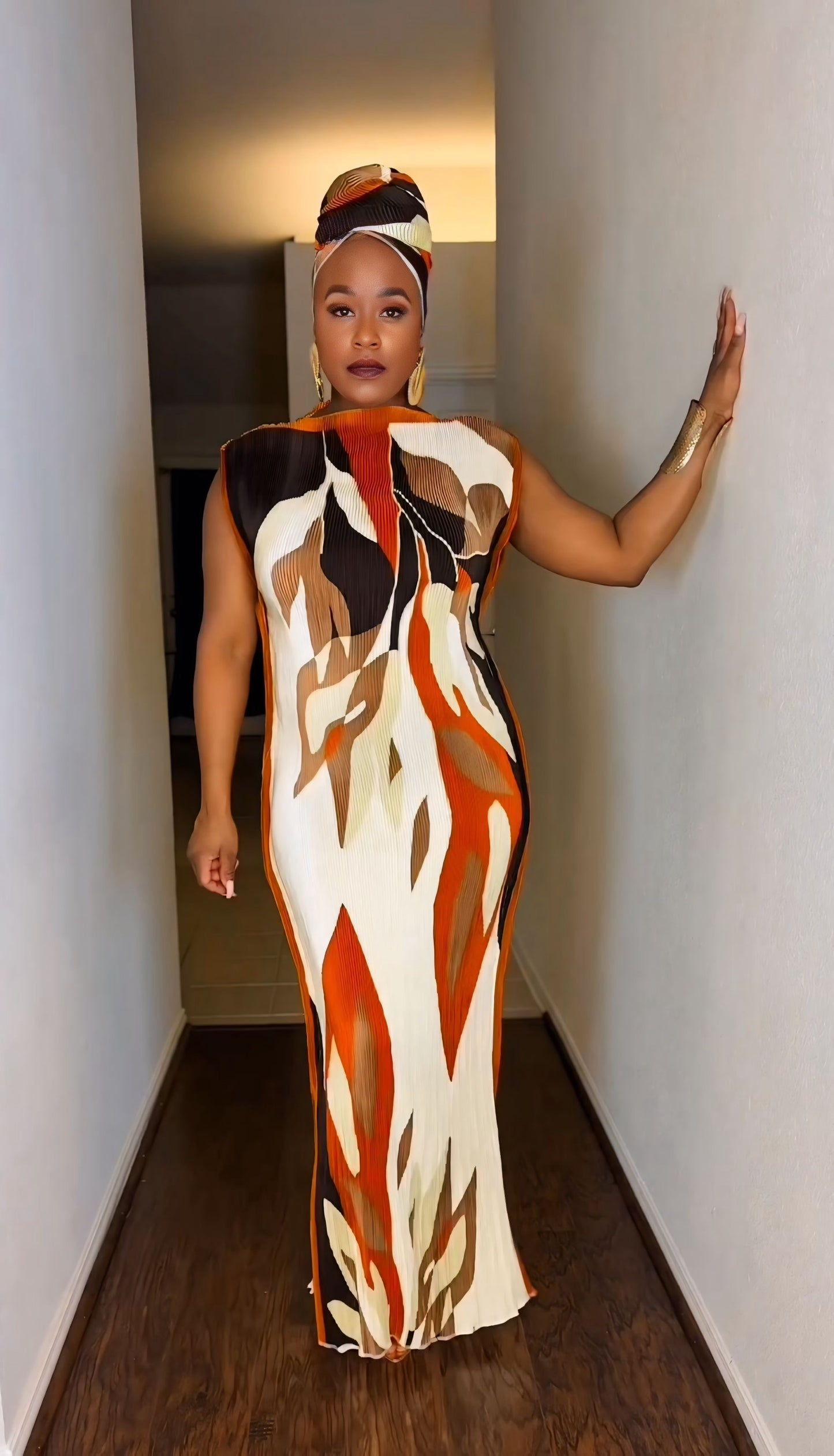 The Earth Tone Goddess Maxi Dress—Will Ship The Week Of 1/19/26