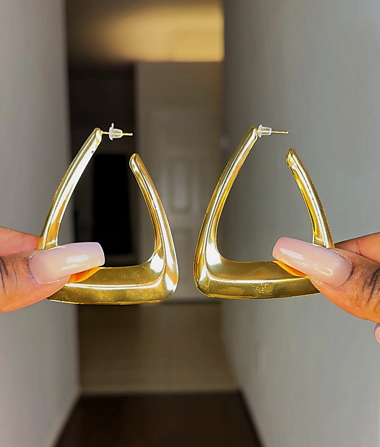 Architect Gold Earrings—Will Ship The Week Of 6/15/26