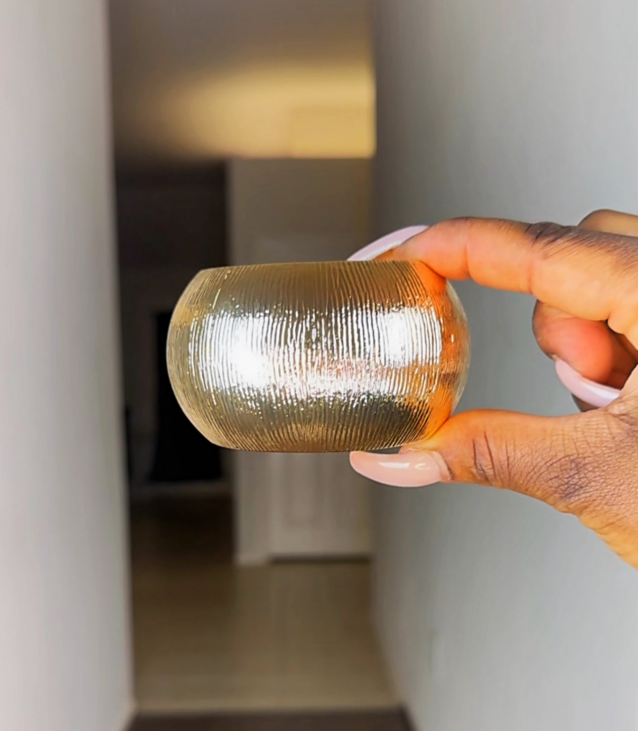 Gilded Sphere Cuff—Will Ship The Week Of 2/9/26