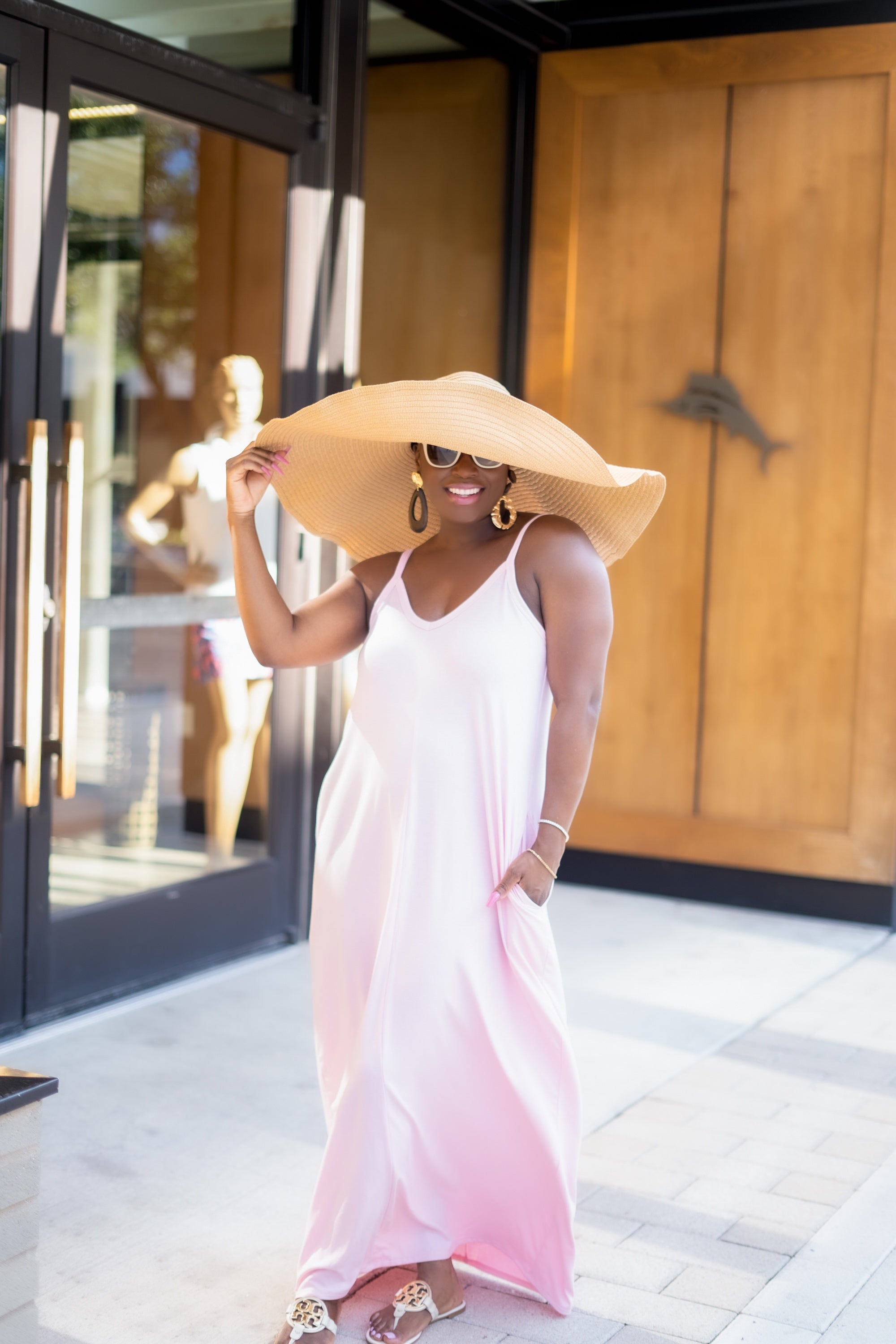 Beachside Resort Maxi Dress (Soft Pink)—Will Ship The Week Of 9/25/23