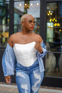 PLUS SIZE--It Girl Bustier—Will Ship The Week Of 10/9/23