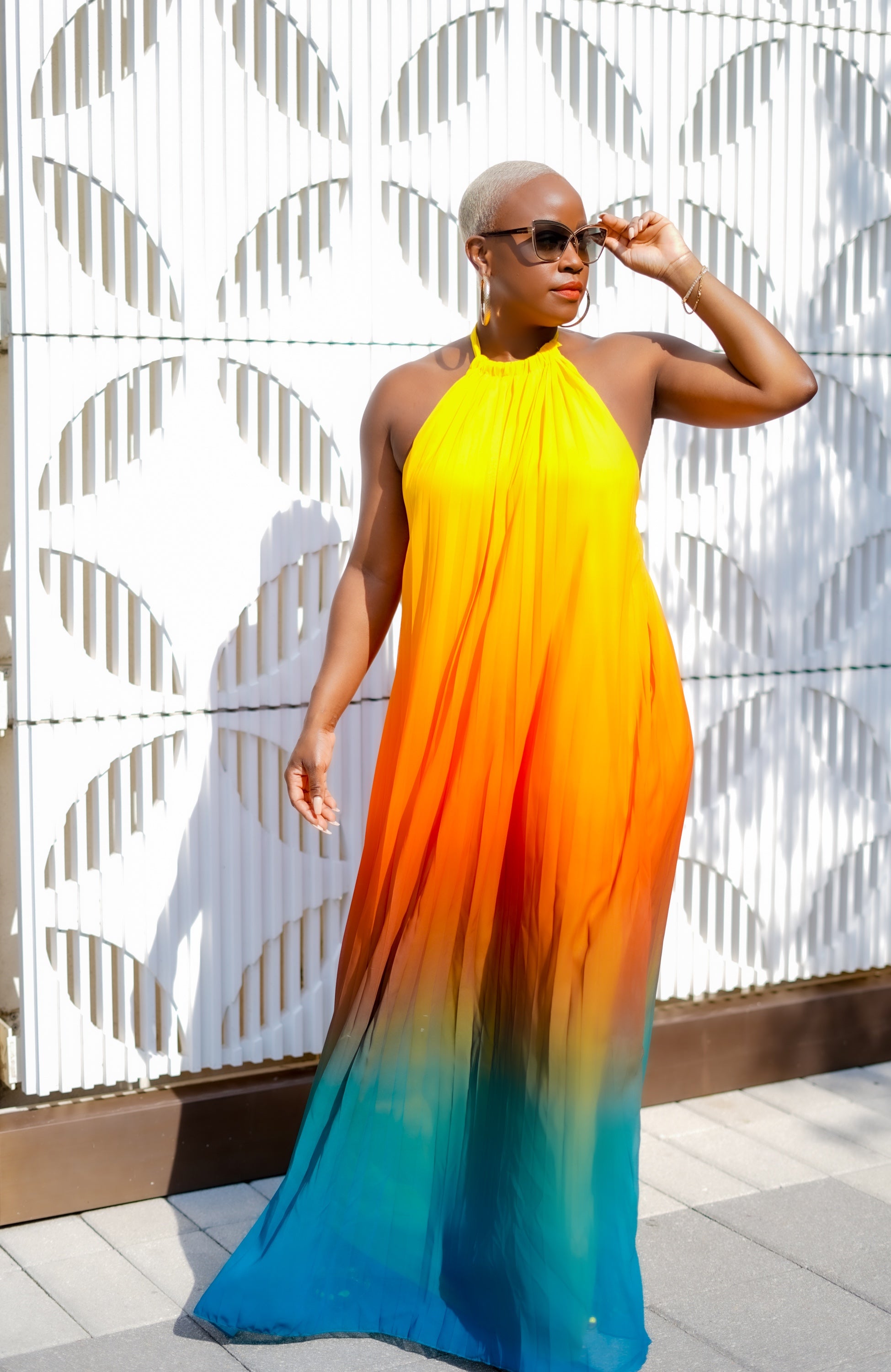 Summer Sunset Maxi Dress