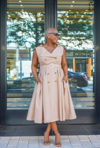 PLUS SIZE--Sunday Funday Trench Dress—Will Ship The Week Of 9/25/23