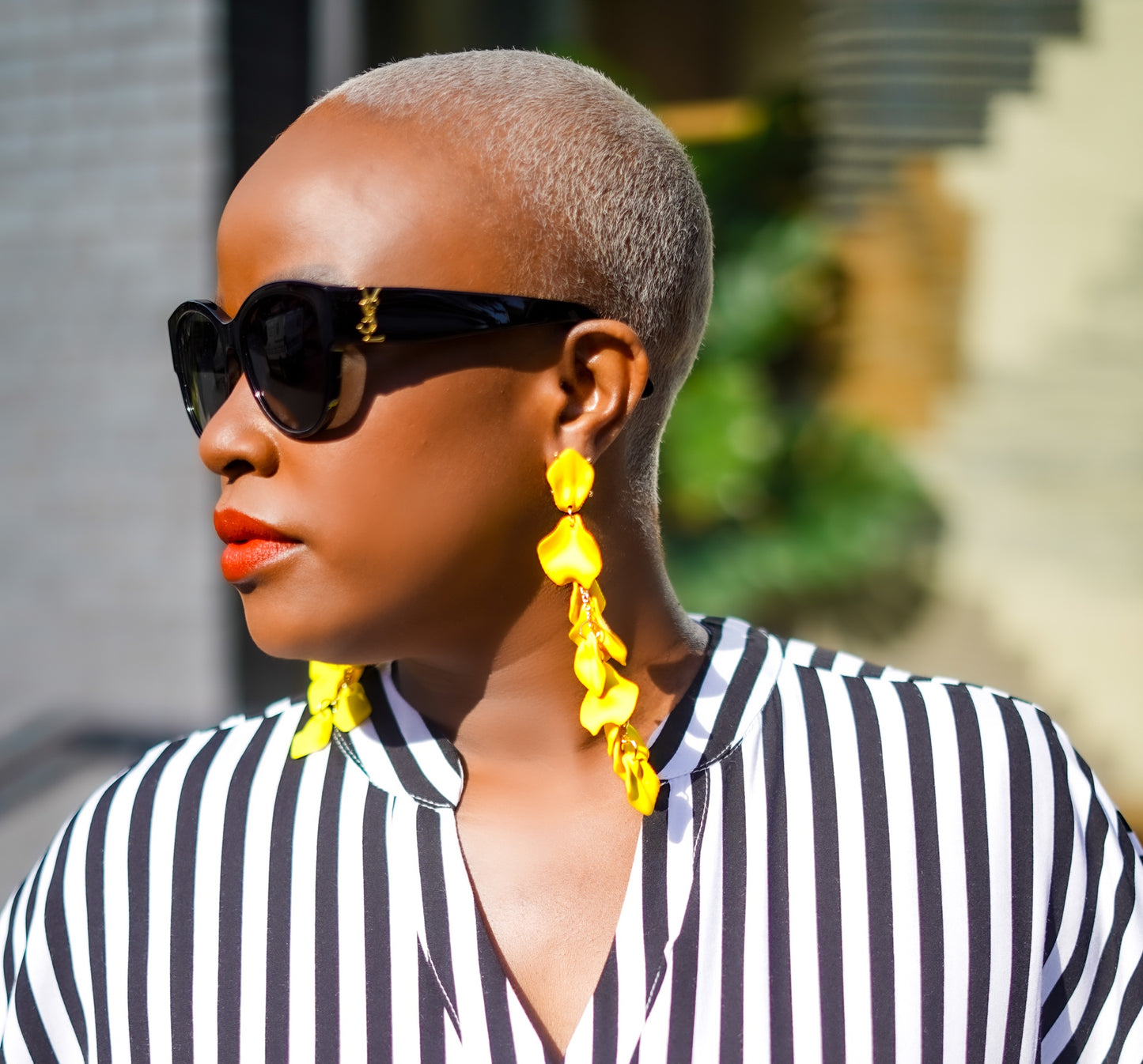 Canary Yellow Drop Earrings—Will Ship The Week Of 5/19/25