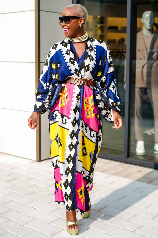 Aztec Kimono—Will Ship The Week Of 5/19/25